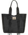 Image #1 - American West Black Mojave Canyon Large Zip Top Tote, Black, hi-res