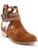 Image #1 - Shyanne Women's Raelynn Fashion Booties - Round Toe, Brown, hi-res