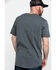 Image #2 - Hawx Men's Pocket Henley Short Sleeve Work T-Shirt, Charcoal, hi-res