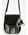 Image #2 - Shyanne Marlowe Hair-On Heart Coin Purse Bag Charm, Black, hi-res