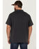 Image #4 - Brothers and Sons Men's Solid Slub Short Sleeve Polo Shirt, Charcoal, hi-res