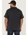 Image #4 - Brothers and Sons Men's Solid Slub Short Sleeve Polo Shirt , Charcoal, hi-res