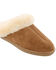 Image #1 - Minnetonka Women's Sheepskin Mule Slippers, Tan, hi-res