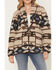 Image #3 - Shyanne Women's Southwestern Print Sherpa Cardigan, Oatmeal, hi-res
