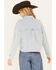 Image #4 - White Crow Women's Denim Knit Cropped Shacket, Light Blue, hi-res