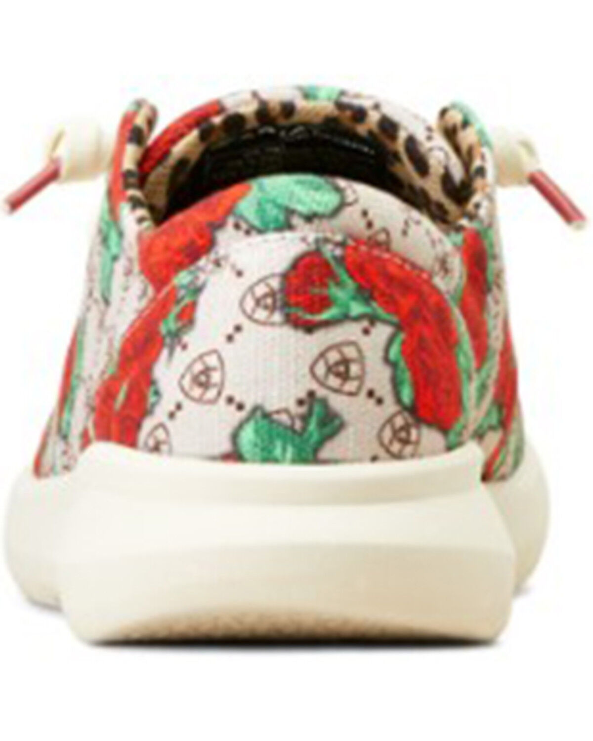 Image #3 - Ariat Women's Hilo Rose Logo Print Casual Shoes - Moc Toe, Brown, hi-res