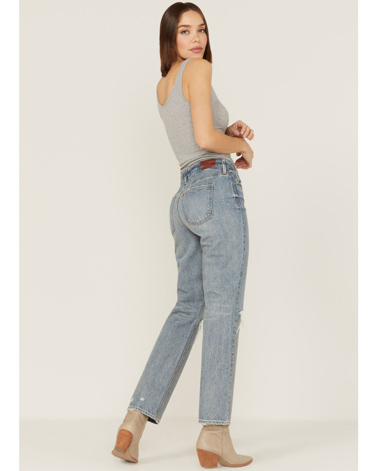 Image #3 - Unpublished Denim Women's Willa Rogue Straight Jeans, Blue, hi-res