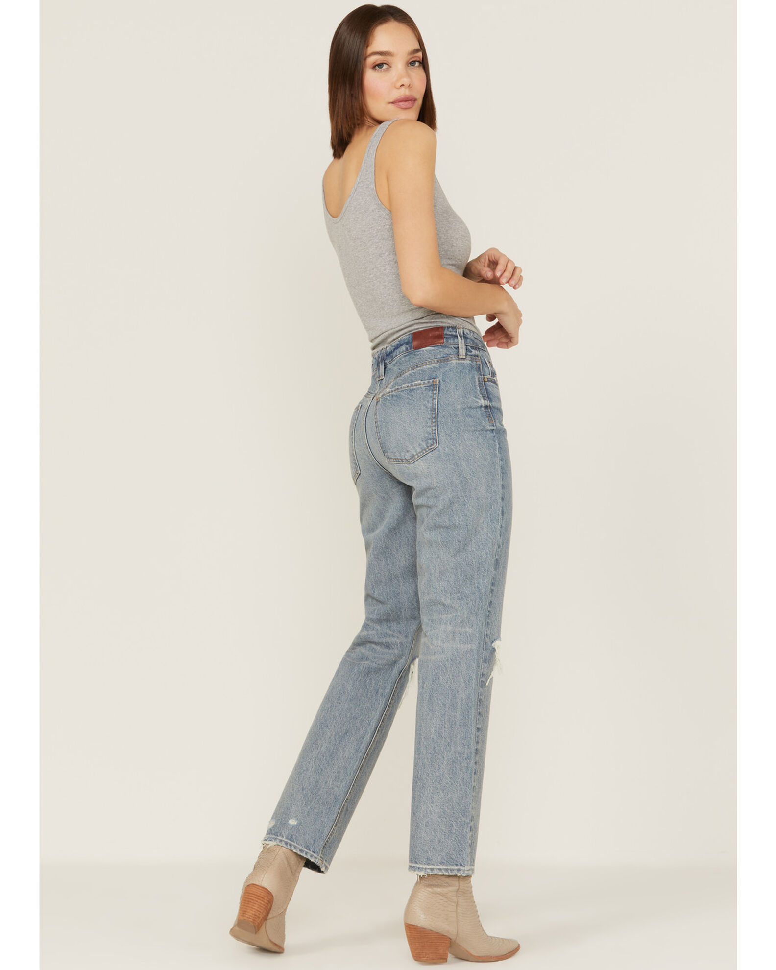 Image #3 - Unpublished Denim Women's Willa Rogue Straight Jeans, Blue, hi-res
