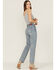 Image #3 - Unpublished Denim Women's Willa Rogue Straight Jeans, Blue, hi-res