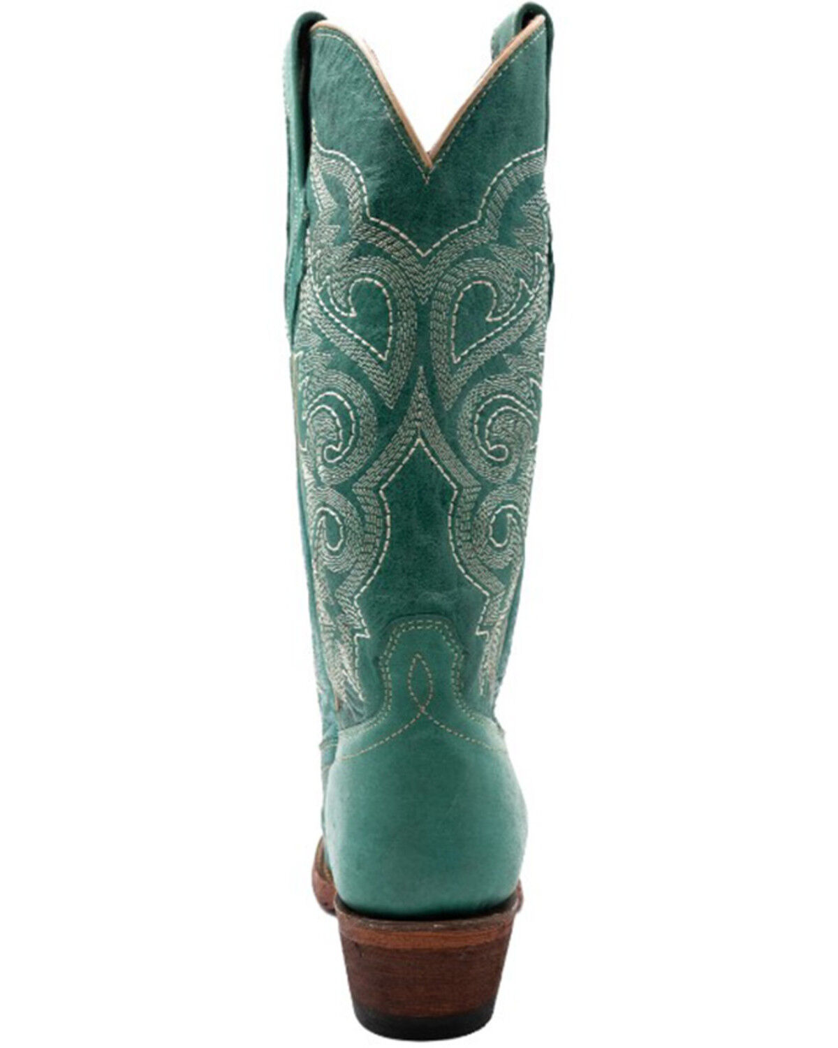Image #5 - Ferrini Women's Mae Western Boots - Snip Toe, Turquoise, hi-res