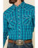 Image #4 - Wrangler 20X Men's Advanced Comfort Plaid Print Long Sleeve Western Shirt , Blue, hi-res