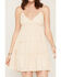 Image #3 - By Together Women's Crochet Sleeveless Mini Dress, Natural, hi-res