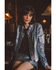 Image #1 - Idyllwind Women's Goldfinch Denim Foiled Jacket, Light Medium Wash, hi-res