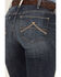 Image #2 - Ariat Women's R.E.A.L Aubree Straight Missouri Jeans, Dark Wash, hi-res