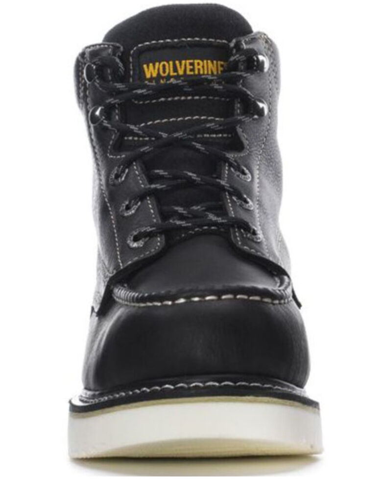 Wolverine Men's Loader Waterproof Work Boots - Steel Toe, Black, hi-res