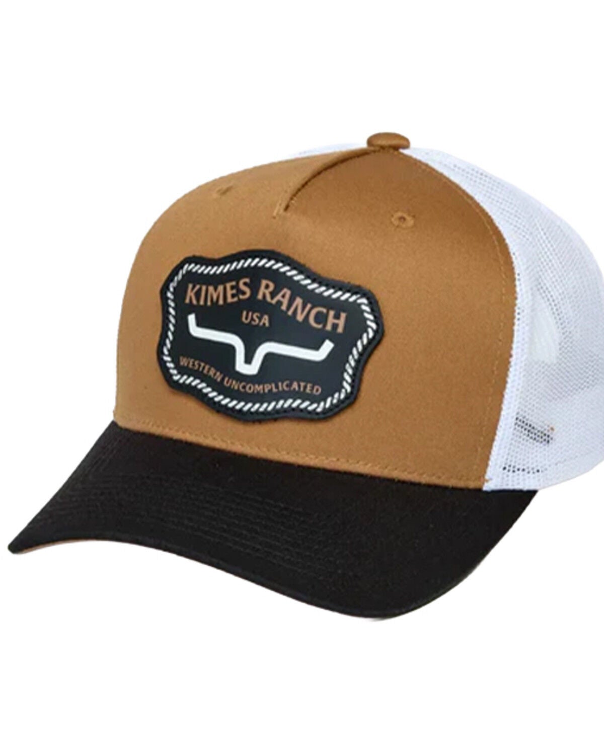 Kimes Ranch Men's Hawkins Logo Patch Ball Cap, Brown, hi-res