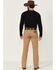 Image #3 - Wrangler Men's Tough Comfort Performance Slim Straight Canvas Jeans - Tall, Wheat, hi-res