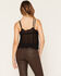 Image #4 - Idyllwind Women's Santa Rosa Embroidered Georgette Tank, Black, hi-res