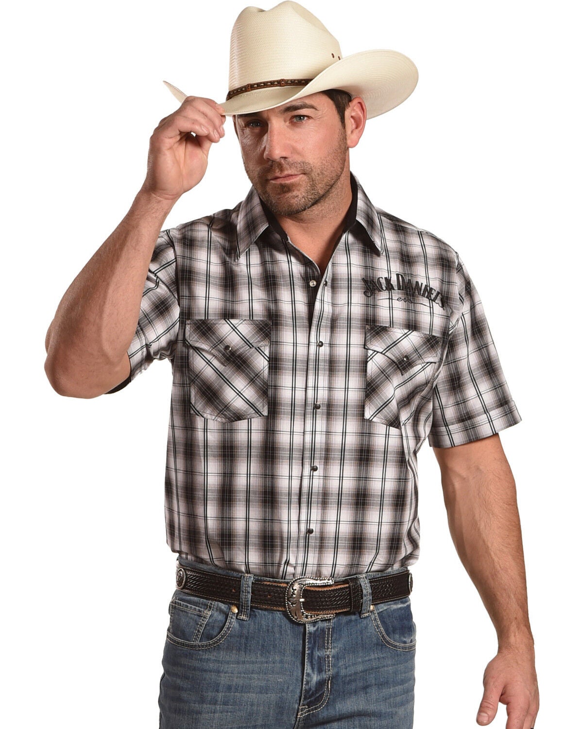 Jack Daniel's Men's Black Embroidered 