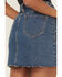 Image #3 - Rock & Roll Denim Women's Medium Wash Embellished Denim Mini Skirt, Medium Wash, hi-res
