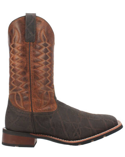 Image #2 - Laredo Men's Dillon Western Boots - Broad Square Toe, Brown, hi-res