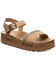 Image #1 - Bearpaw Women's Orion Platform Sandals, Brown, hi-res