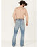 Image #3 - Wrangler 20X Men's Light Wash Shade Bootcut Stretch Jeans, Light Wash, hi-res