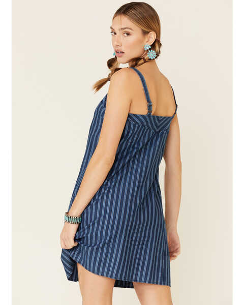 Image #4 - Wrangler Women's Americana Button Front Dress, Blue, hi-res