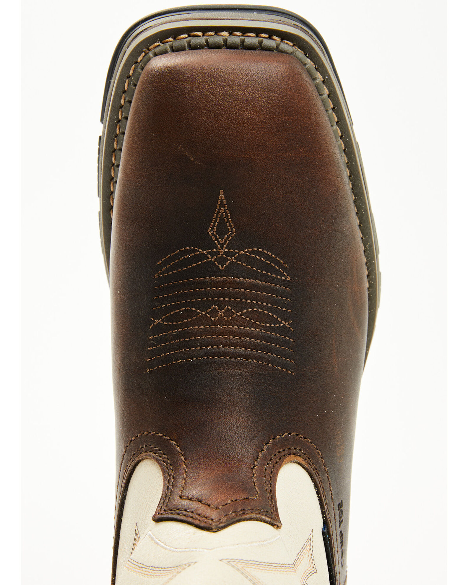 Image #6 - Cody James Men's Tyche Palace Pull-On Waterproof Work Boots - Composite Toe, Ivory, hi-res