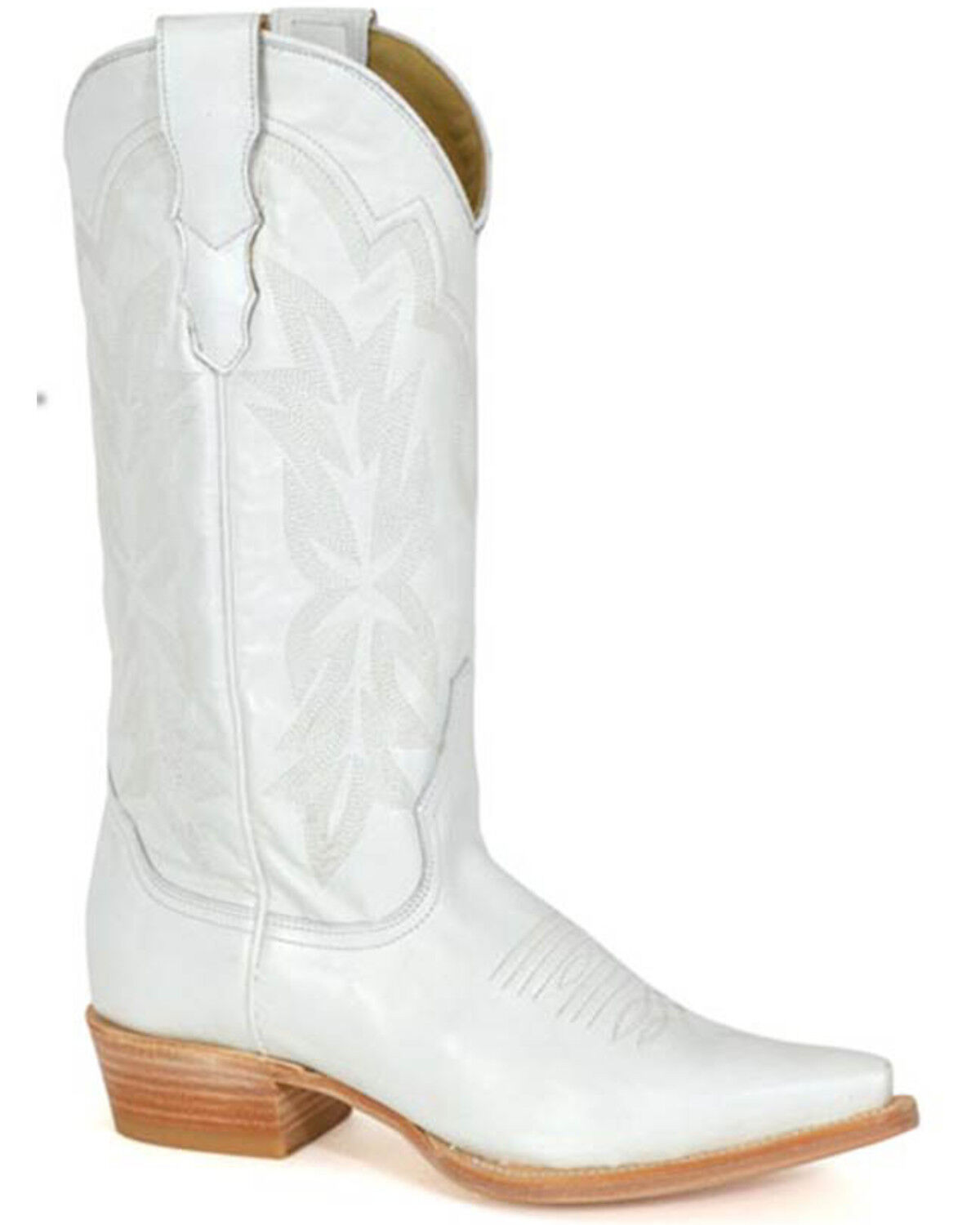 Image #1 - Stetson Women's Casey Western Boots - Snip Toe, White, hi-res