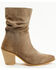 Image #2 - Cleo + Wolf Women's Dani Western Booties - Snip Toe, Taupe, hi-res
