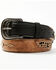 Image #1 - Moonshine Spirit Men's Embroidered Diamond Concho Leather Western Belt, , hi-res