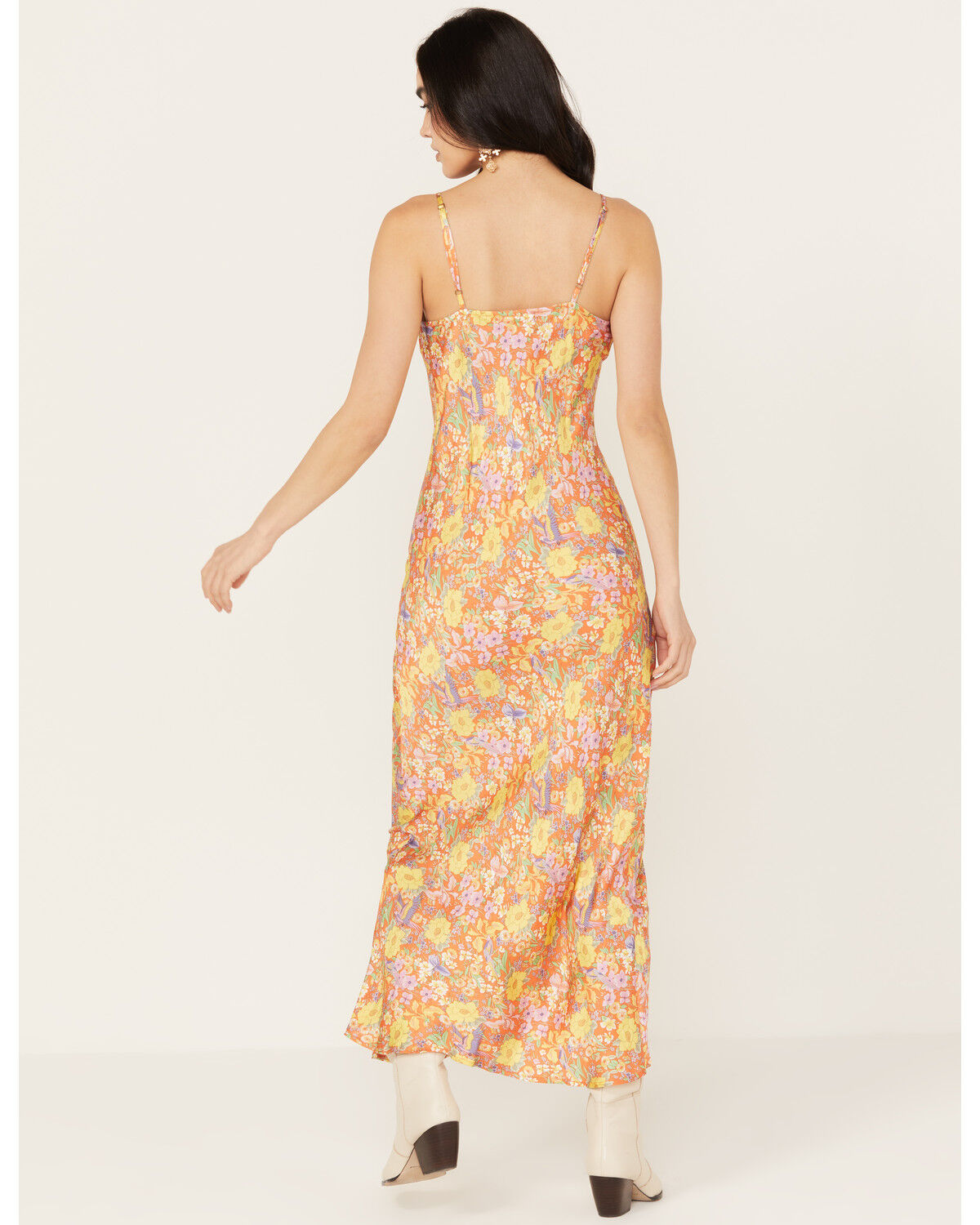 Image #4 - Spell Women's Last Drink Bias Strappy Midi Dress, , hi-res