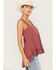 Image #2 - Angie Women's Ruffle Hem Tank Top, , hi-res