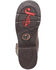 Justin Women's Gemma Brown Western Boots - Round Toe, Dark Brown, hi-res