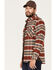 Image #2 - Brixton Men's Bowery Stretch Plaid Print Long Sleeve Utility Flannel Shirt, Burgundy, hi-res