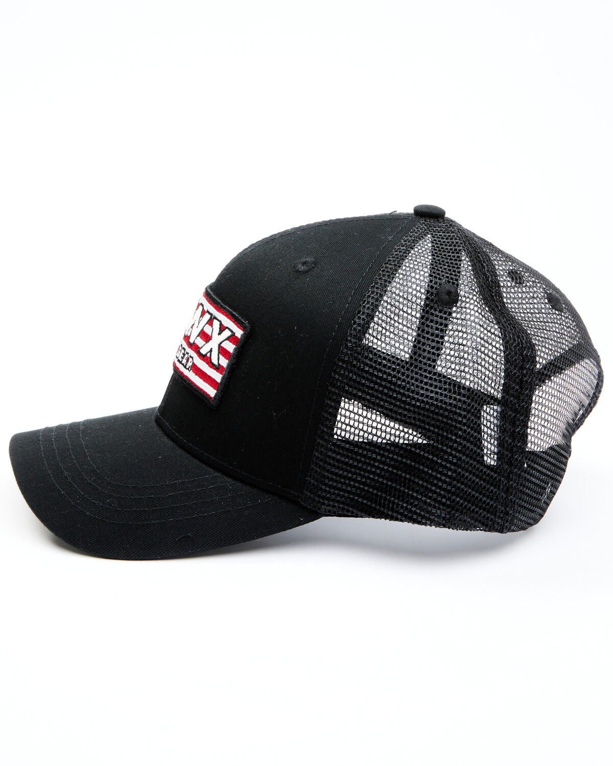 Image #2 - Hawx Men's American Flag Patch Ball Cap, Black, hi-res