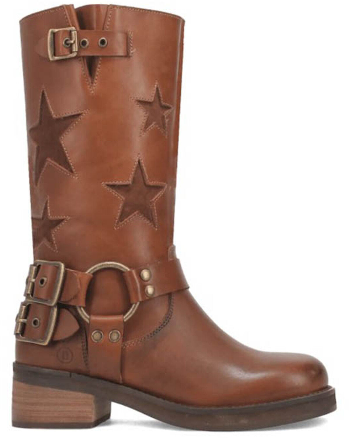 Image #2 - Dingo Women's Blacklist Harness Boots - Round Toe, , hi-res
