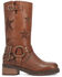Image #2 - Dingo Women's Blacklist Harness Boots - Round Toe, , hi-res
