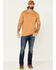 Pendleton Men's Mustard Deschutes Pocket Short Sleeve T-Shirt , Yellow, hi-res