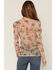 Image #4 - Shyanne Women's Oakvalley Western Print Long Sleeve Mesh Top, Beige, hi-res