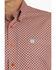 Image #2 - Cinch Men's Geo Print Long Sleeve Button-Down Western Shirt, Red, hi-res