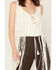 Image #3 - Idyllwind Women's Rhea Embroidered Mesh Fringe Vest, Cream, hi-res