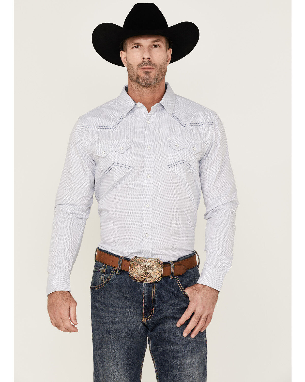 Image #1 - Cody James Men's Sand Creek Tonal Solid Long Sleeve Snap Western Shirt - Big & Tall, , hi-res