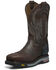 Justin Men's Warhawk Waterproof Work Boots - Composite Toe, Brown, hi-res