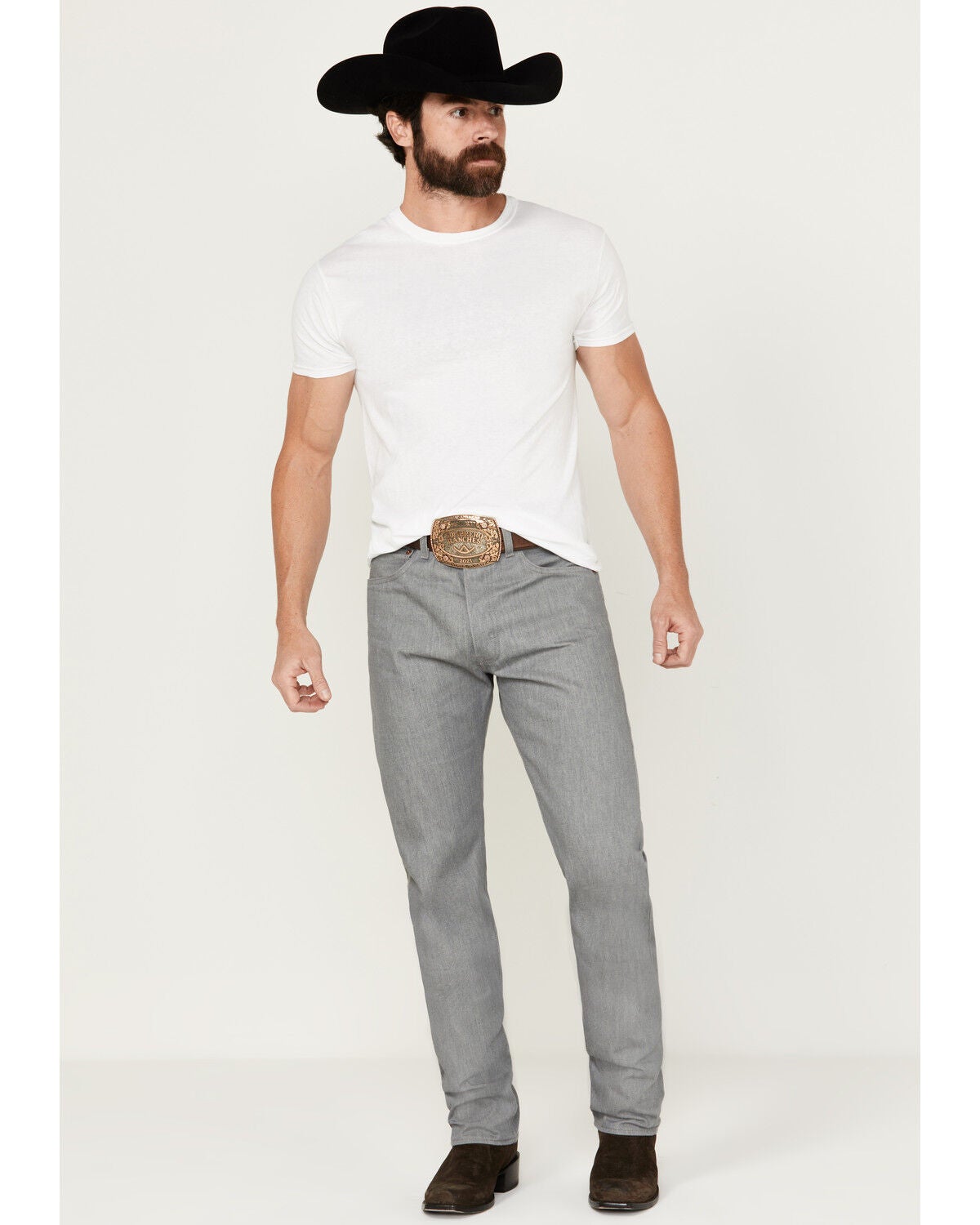 Levi's Men's 501 Original Fit Straight Leg Jeans, Silver, hi-res