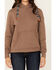 Image #3 - Wanakome Women's Ikatt Solid Hoodie, Bark, hi-res
