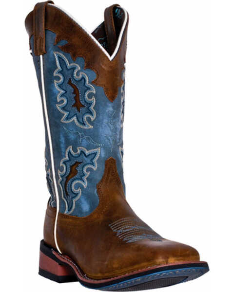 Image #1 - Laredo Women's Isla Cowgirl Boots - Broad Square Toe, Tan, hi-res