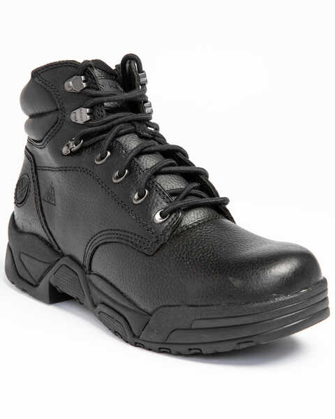Hawx Men's 6" Enforcer Work Boots - Soft Toe, Black, hi-res