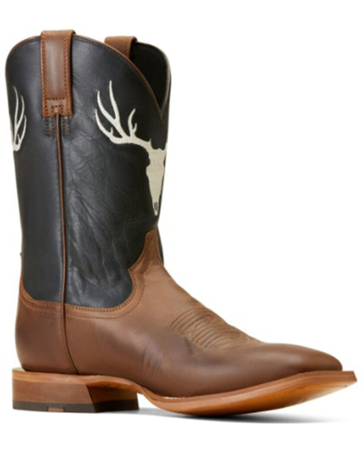 Image #1 - Ariat Men's Crosshair Western Boots - Broad Square Toe, Brown, hi-res